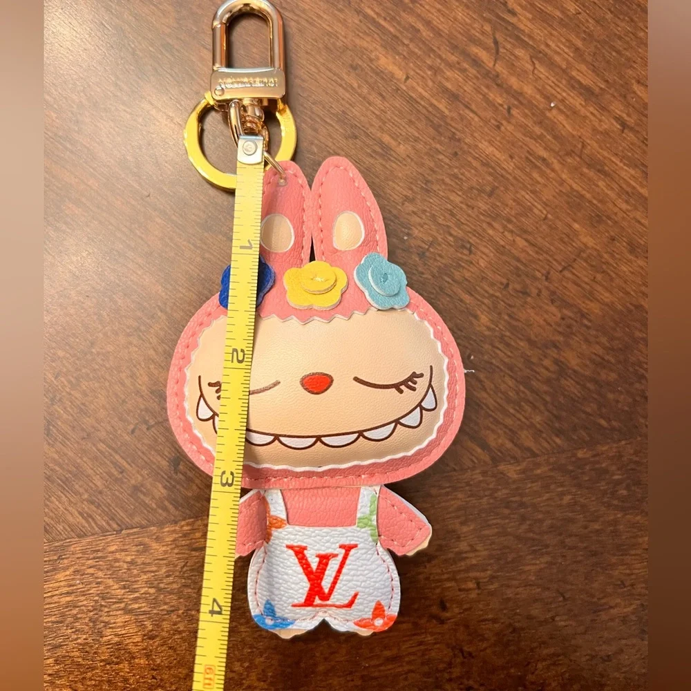 Labubu Fashion Bag Charm With Gold Hardware - Picture 5 of 6